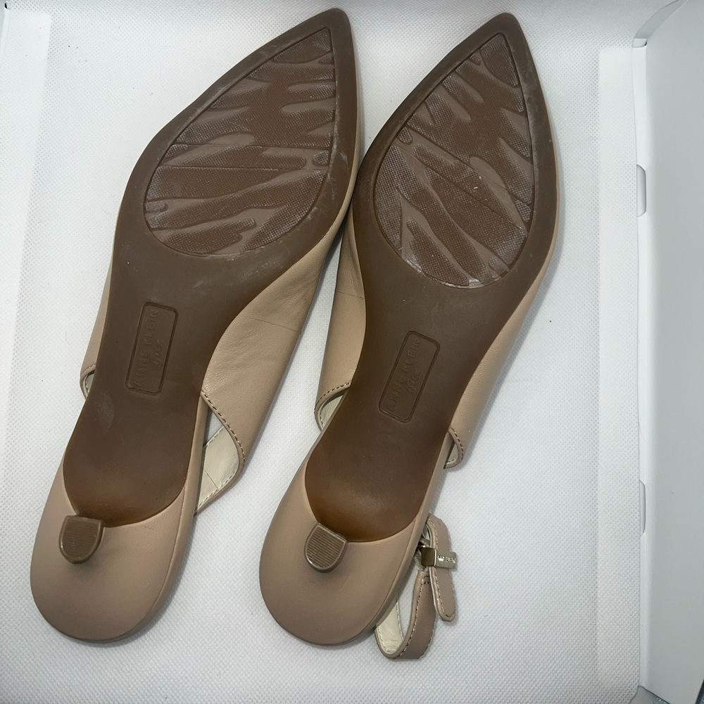 Anne Klein Women's Expert Slingback Nude 9.5 - Picture 5 of 7